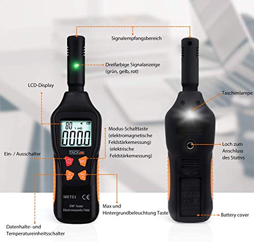 Elektrosmog Messgerät TACKLIFE MET01 - 4