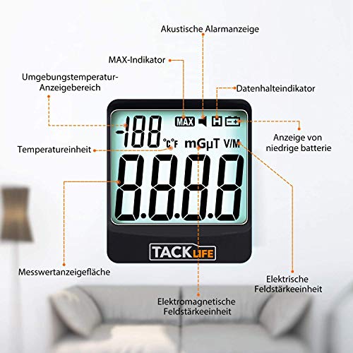 Elektrosmog Messgerät TACKLIFE MET01 - 5